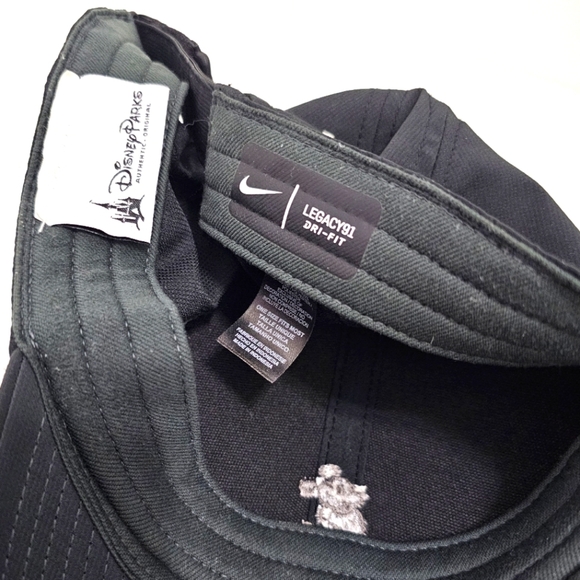 Nike x Disney Black & Grey Mickey Mouse Legacy91 Dri-Fit Baseball Hat - Picture 12 of 15